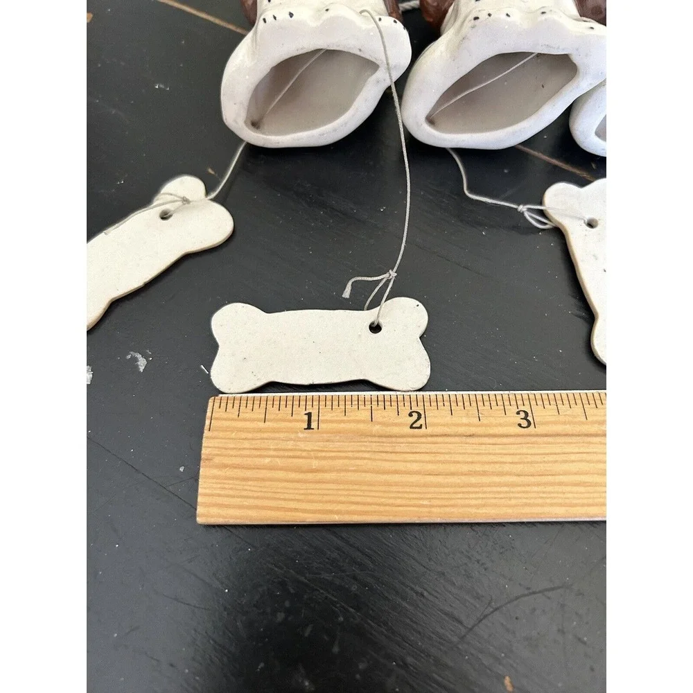 Wind chime ‎ Ceramic Dog / PUPPY  & bones
